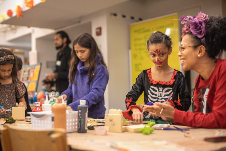 Wave hill Family Art Project Day of the Dead credit Dave Sanders